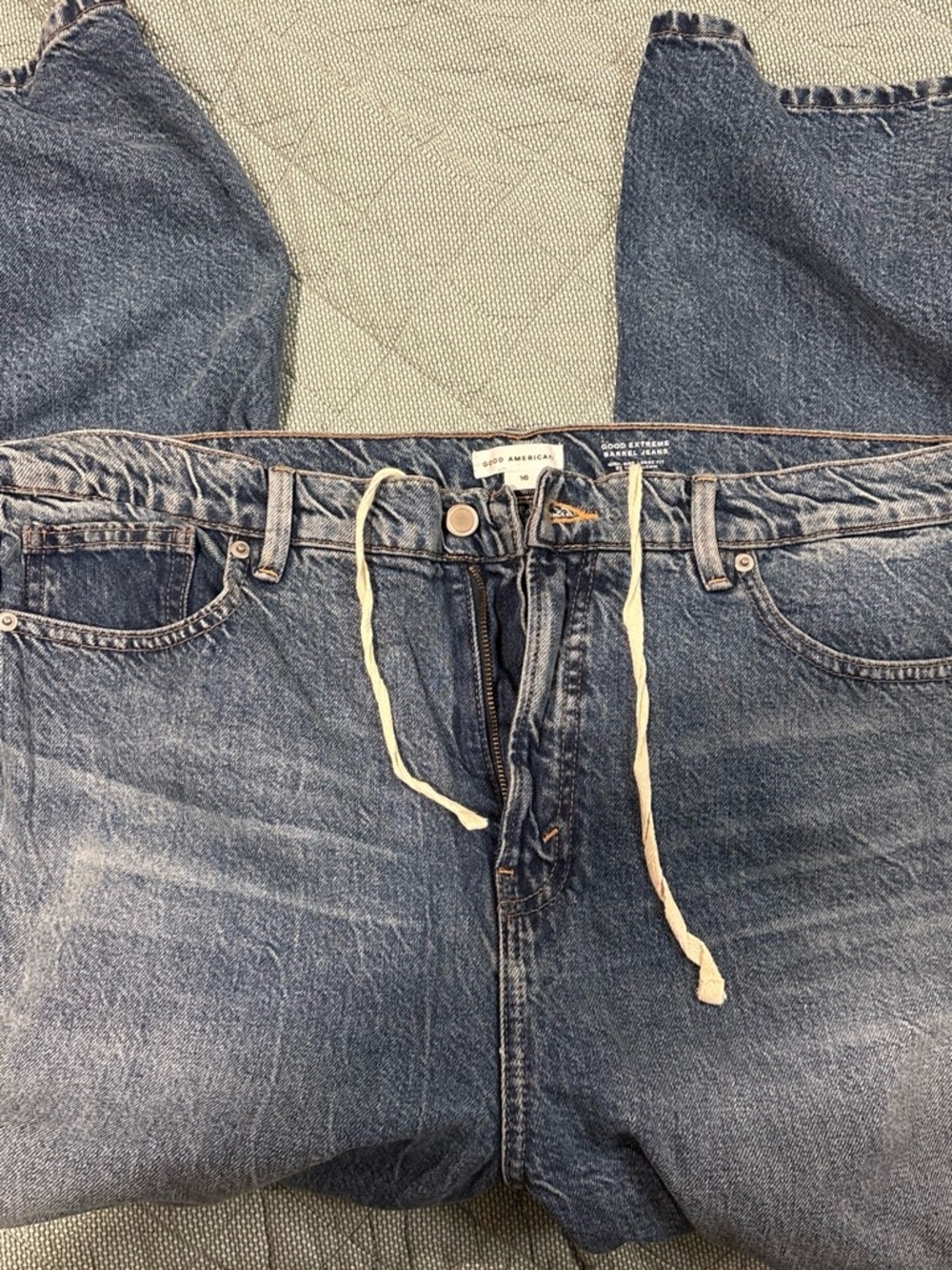 Good American barrels with waist cinch